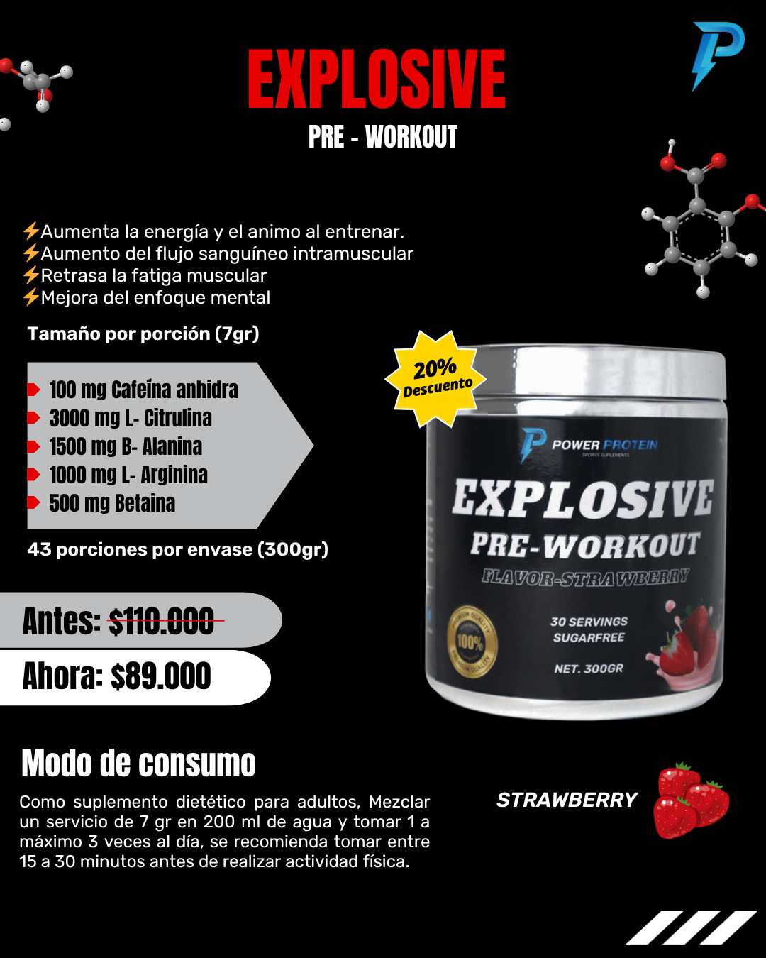 PRE-WORKOUT - 300gr - Image 2